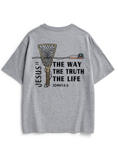 Fishing for Truth Unisex Heavyweight Cotton T-Shirt