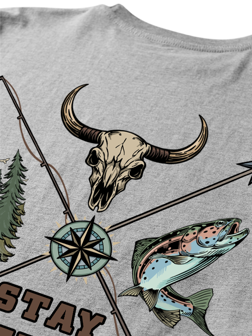 Stay Wild Embrace Adventure Unisex Classic Cotton Tee