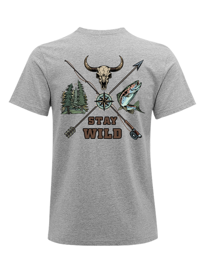 Stay Wild Embrace Adventure Unisex Classic Cotton Tee