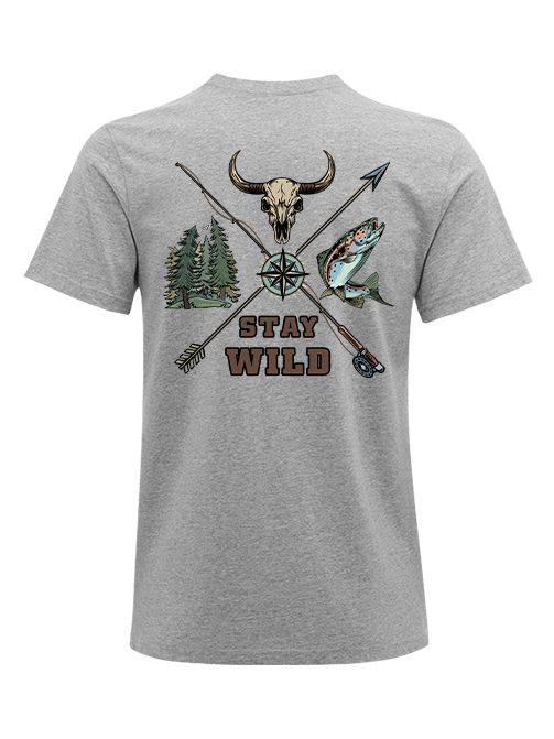 Stay Wild Embrace Adventure Unisex Classic Cotton Tee