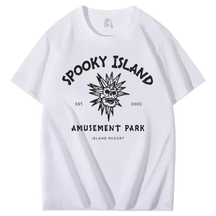 Spooky Island Halloween 100% Cotton T-Shirt
