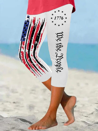 🔥Last Day 49% Off🔥Women's Independence Day Casual Leggings