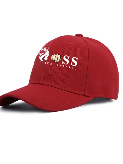 Unisex-Mütze mit Retro-Buchstaben-Print