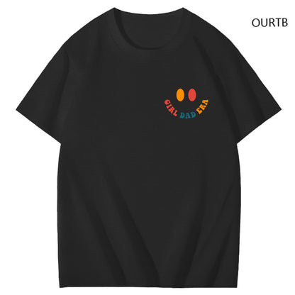 TS Fans In My Girl Dad Era Funny Art Pattern Print T-Shirt