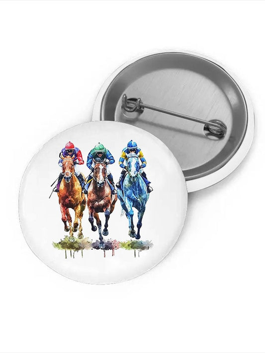 Horse Race Brooch