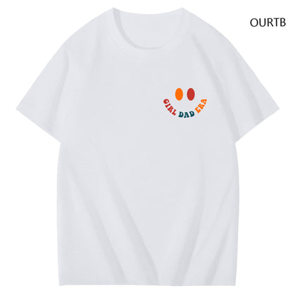 TS Fans In My Girl Dad Era Funny Art Pattern Print T-Shirt