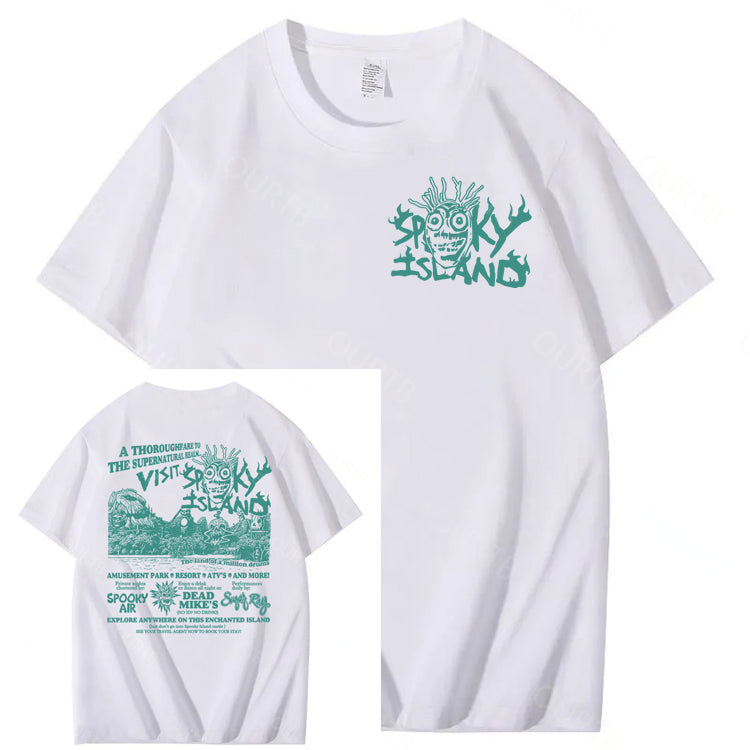 Spooky Island Halloween 100% Cotton T-Shirt