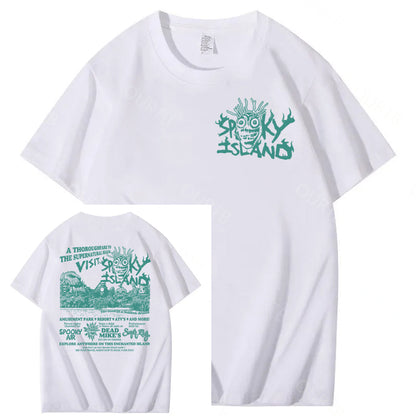 Spooky Island Halloween 100% Cotton T-Shirt