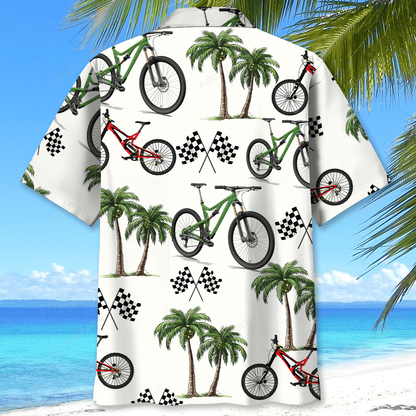 Mountain Bike Racer Hawaiian Shirt