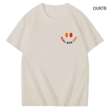 TS Fans In My Girl Dad Era Funny Art Pattern Print T-Shirt