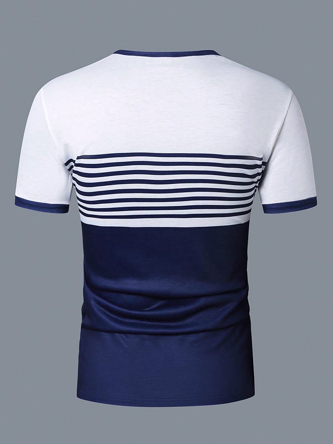 Men's Faith Print Henley T-Shirt