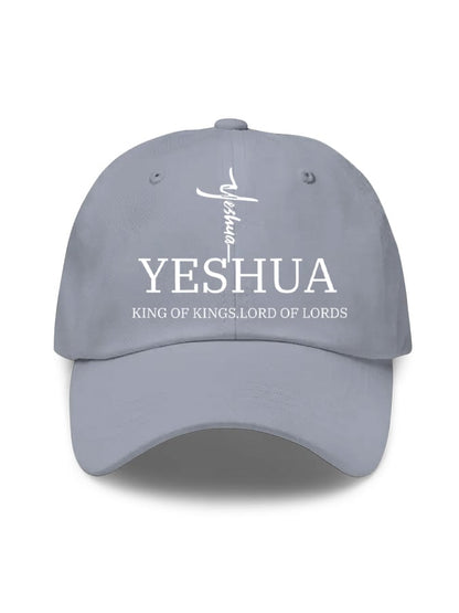 Unisex Flag Cross “Yeshua King OF Kings Lord Of Lords” Print Baseball Cap