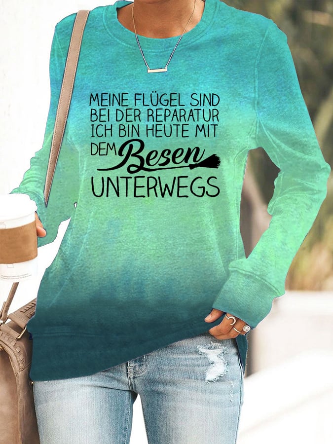 "Meine Flügel sind bei der Reparatur ..."  Sweatshirt