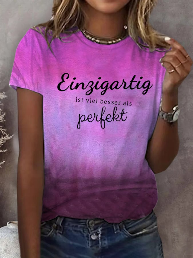 Einzigartig ist viel besser als perfekt' Männer T-Shirt