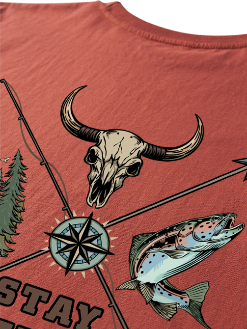 Stay Wild Embrace Adventure Unisex Classic Cotton Tee