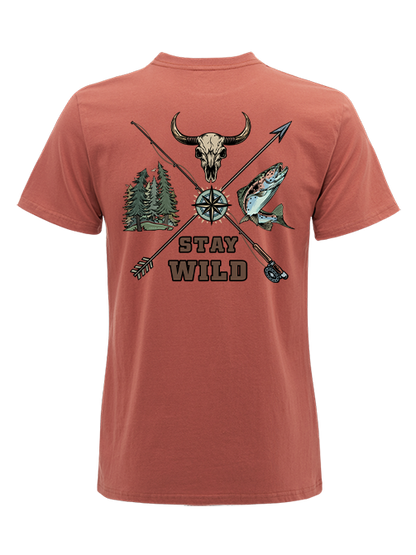 Stay Wild Embrace Adventure Unisex Classic Cotton Tee