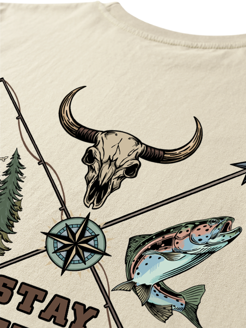 Stay Wild Embrace Adventure Unisex Classic Cotton Tee