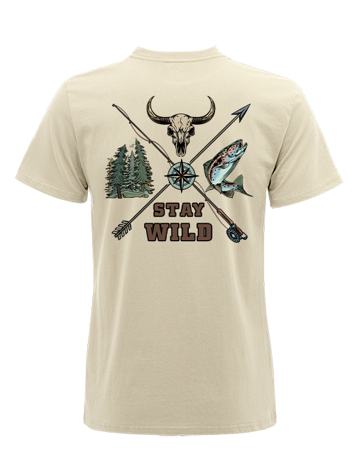 Stay Wild Embrace Adventure Unisex Classic Cotton Tee