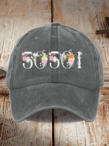 Unisex 50501 Print Baseball Cap