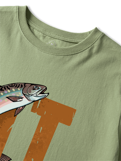 I'm Going Fishing Humor Unisex Classic Cotton Tee