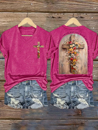 The Grass Withereth, The Word Of Out God Shall Stand Forever Print T-shirt