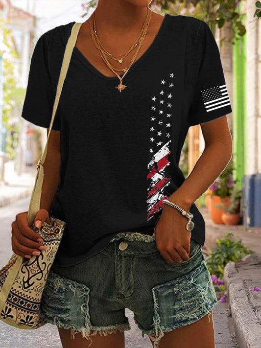 🔥Last Day 49% Off🔥Women's Independence Day Printed Casual T-Shirt