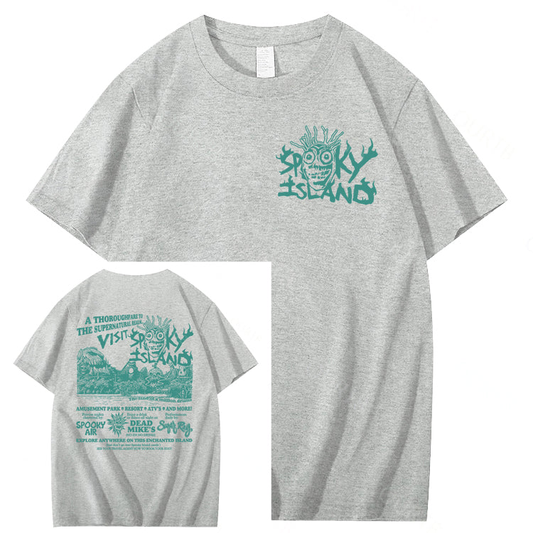 Spooky Island Halloween 100% Cotton T-Shirt