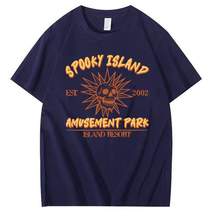 Spooky Island Halloween 100% Cotton T-Shirt