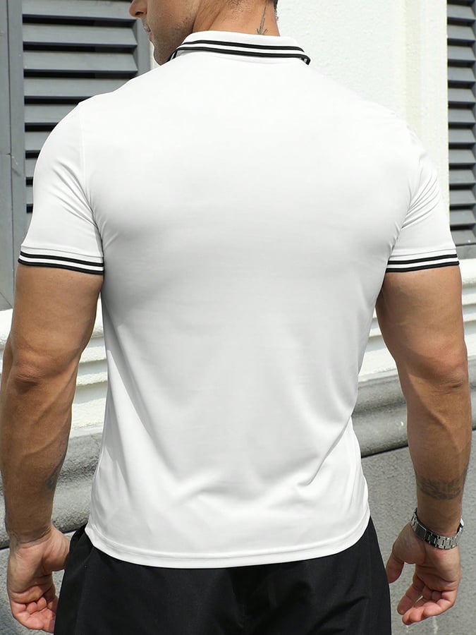 Men's Faith Print Polo Shirt