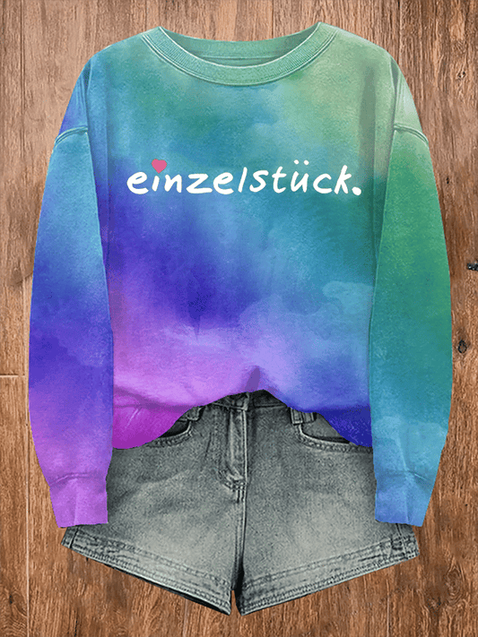Einzelstück Damen Rundhals-Sweatshirt