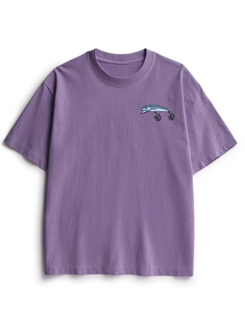 Talk Less Fish More Unisex Heavyweight Cotton T-Shirt