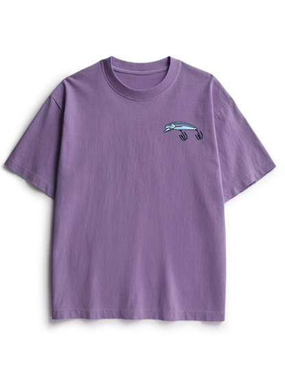 Talk Less Fish More Unisex Heavyweight Cotton T-Shirt