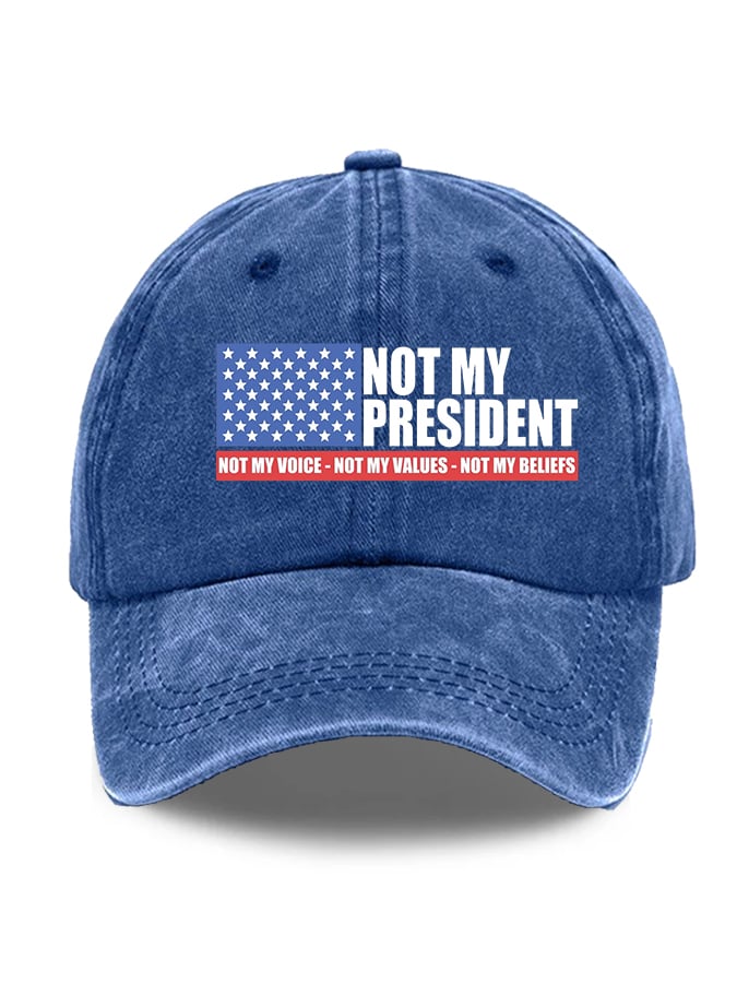 Unisex Not my President Print Hat