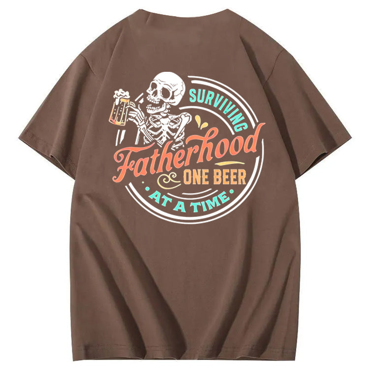 Surviving Fatherhood One Beer At A Time T-Shirt