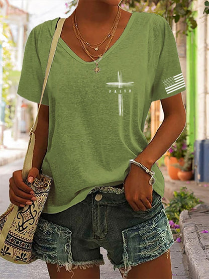Women's Faith Print T-Shirt