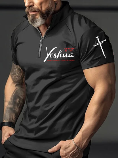 Men's Faith in the King of Kings polo shirt