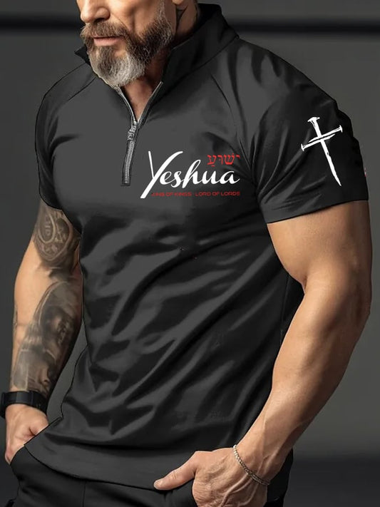 Men's Faith in the King of Kings polo shirt