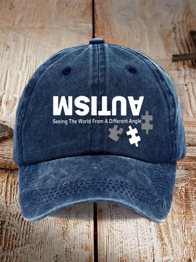 Retro Autism: Seeing The World From A Different Perspective Pride Baseball Cap