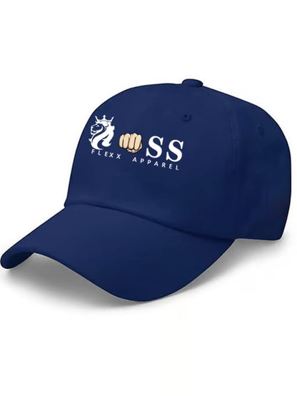 Unisex-Mütze mit Retro-Buchstaben-Print