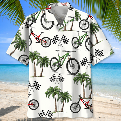 Mountain Bike Racer Hawaiian Shirt