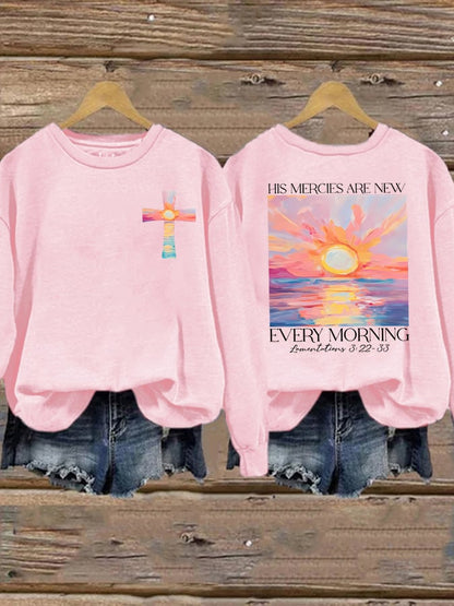 Women's His Mercies Are New Every Morning Feeling Sweatshirt