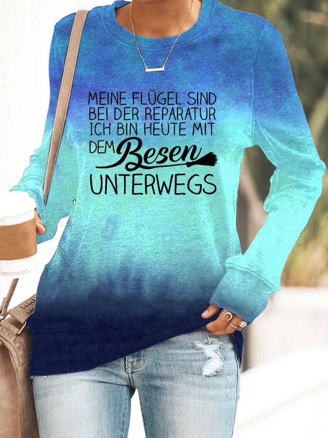 "Meine Flügel sind bei der Reparatur ..."  Sweatshirt