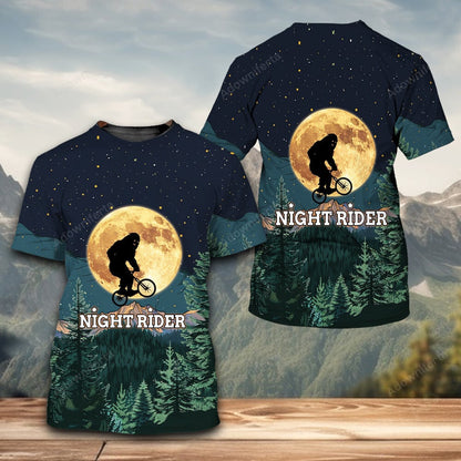 Bigfoot Night Rider All Over Print Shirt