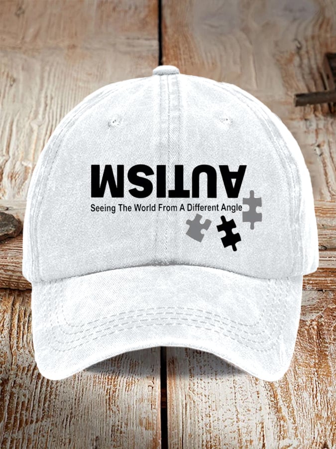 Retro Autism: Seeing The World From A Different Perspective Pride Baseball Cap