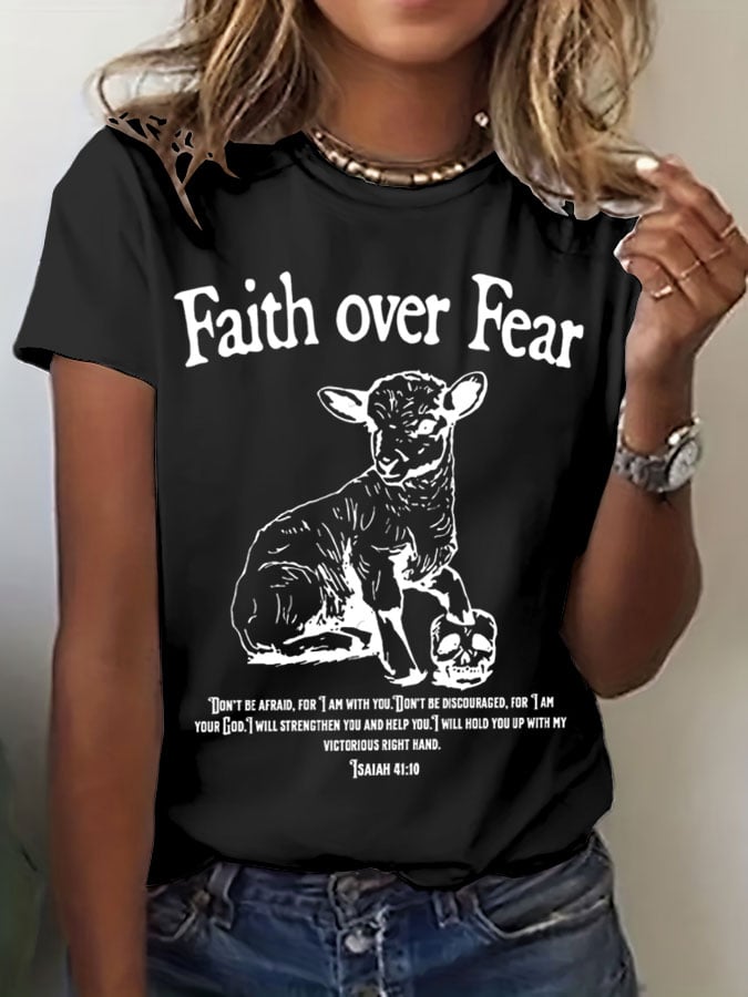 Women's Easter Print T-Shirt