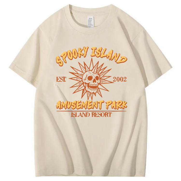 Spooky Island Halloween 100% Cotton T-Shirt