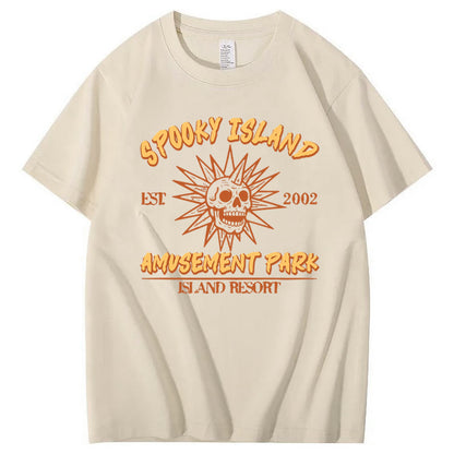 Spooky Island Halloween 100% Cotton T-Shirt