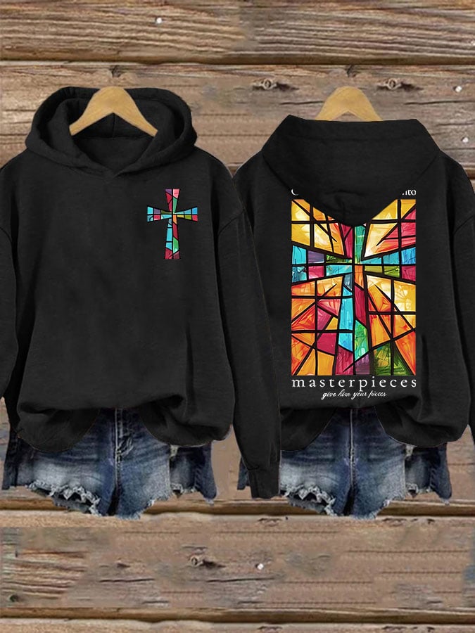 Women's God Turns Broken Pieces Into Masterpieces  Sweatshirt