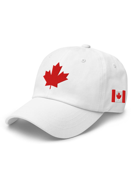 Retro Canadian Maple Leaf Print Baseball Cap