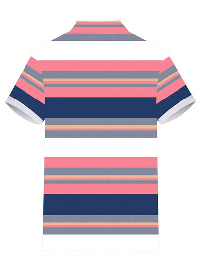 Modisches, lässiges Poloshirt mit Aufdruck für Herren